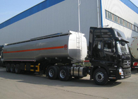 Lubrifique levar semi o caminhão de reboque, 55 toneladas de caminhão de petroleiro de aço do óleo do manganês de 60cbm