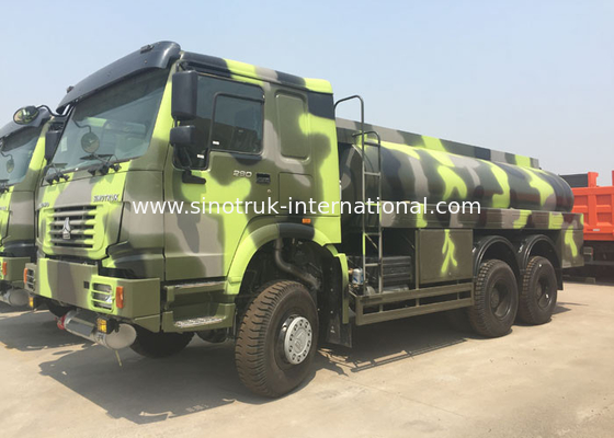 caminhão de petroleiro militar 16 do combustível de 336HP HOWO - caminhões do transporte do óleo 25CBM bruto