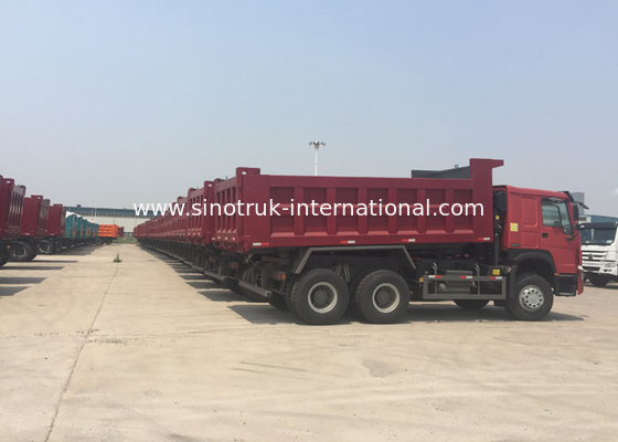 Camião basculante de LHD 6X4 SINOTRUK HOWO com o MINI WD615.47 do jogador 30 - 40 motor da tonelada