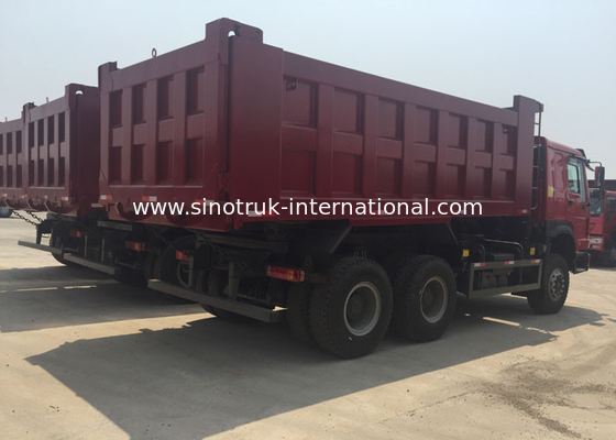 Camião basculante de LHD 6X4 SINOTRUK HOWO com o MINI WD615.47 do jogador 30 - 40 motor da tonelada