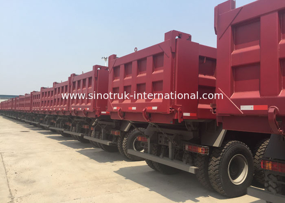 Camião basculante de LHD 6X4 SINOTRUK HOWO com o MINI WD615.47 do jogador 30 - 40 motor da tonelada