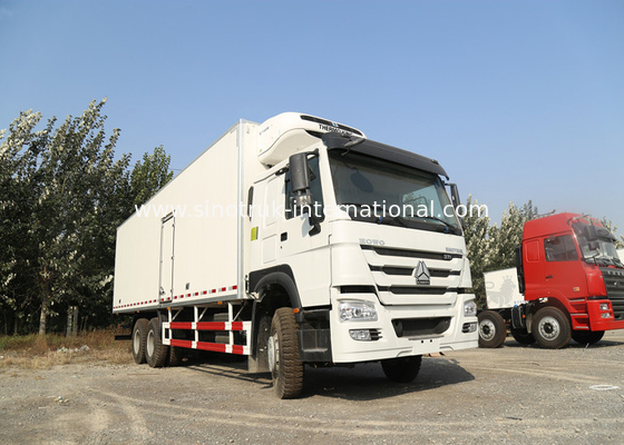 Os alimentos congelados de grande resistência RHD 8×4 refrigeraram de baixo nível de ruído de 40 toneladas dos caminhões e das camionetes