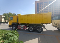 Caminhão Basculante Lhd Amarelo Sinotruk Howo 6x4 371hp Heavy Duty
