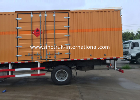 Veículo do caminhão do Euro 2 de Van Carga Caminhão SINOTRUK HOWO 4X2 LHD da alta segurança
