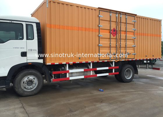 Veículo do caminhão do Euro 2 de Van Carga Caminhão SINOTRUK HOWO 4X2 LHD da alta segurança