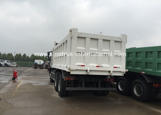 Eficácia do combustível alta do caminhão basculante branco de Sinotruk Howo da cor 30 - 40 toneladas para minar