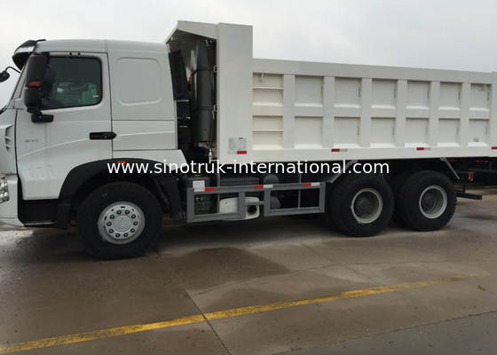Eficácia do combustível alta do caminhão basculante branco de Sinotruk Howo da cor 30 - 40 toneladas para minar