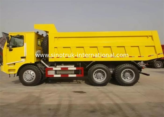 70 toneladas de corpo de aço de grande resistência da carga do caminhão basculante 6X4 371HP do caminhão basculante da mineração de HOWO