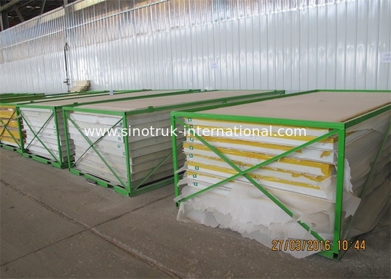 toneladas dos painéis isolados comprimento refrigerados do corpo 6.3m CKD da carga do caminhão de 32CBM 12 - 16
