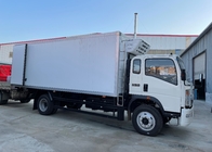 Consumo de baixa energia de HOWO 4×2 5-10 Ton Small Refrigerated Box Truck
