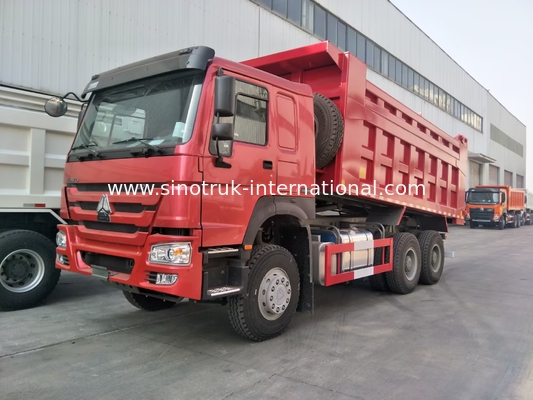 Caminhão basculante vermelho 10 - de HOWO SINOTRUK carga cúbica 25 do medidor 25 - 40t ZZ3257N3847A