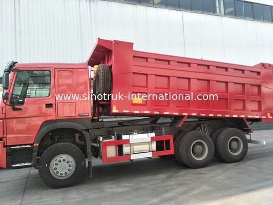 Caminhão basculante vermelho 10 - de HOWO SINOTRUK carga cúbica 25 do medidor 25 - 40t ZZ3257N3847A