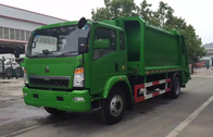 SINOTRUK HOWO comprimiu o caminhão 4×2 LHD da recolha de lixo do compressor