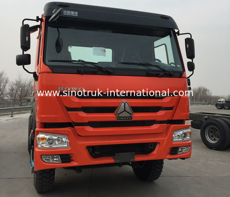 O caminhão alaranjado RHD 10 do trator do reboque de SINOTRUK HOWO roda 371 HP ZZ4257S3241W