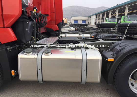 O caminhão alaranjado RHD 10 do trator do reboque de SINOTRUK HOWO roda 371 HP ZZ4257S3241W