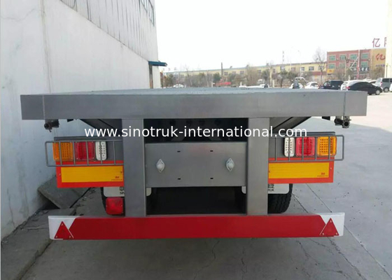 de 20ft/de 40ft do recipiente reboques do leito semi 3 toneladas de comprimento de 13m dos eixos 30 - 60