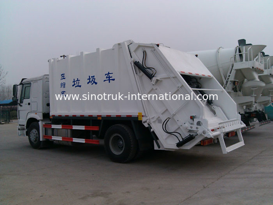 SINOTRUK comprimiu caminhões da coleção de recusa 15-16 CBM 290HP ZZ1167M4611