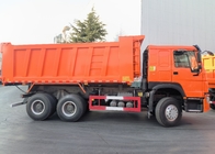 Sinotruk Howo Tipper Dump Truck Weichai 380Hp 6 × 4 5200 - 5800mm Para exportação