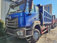 Full DriveConsumo de combustível baixo 380HP Blue HOWO Tipper Truck RHD 6×6 10 rodas