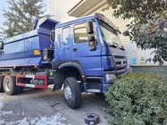 Full DriveConsumo de combustível baixo 380HP Blue HOWO Tipper Truck RHD 6×6 10 rodas