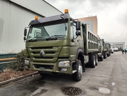 SINOTRUK HOWO 400HP Green Tipper Dump Truck RHD 6×4 12 rodas Alta potência