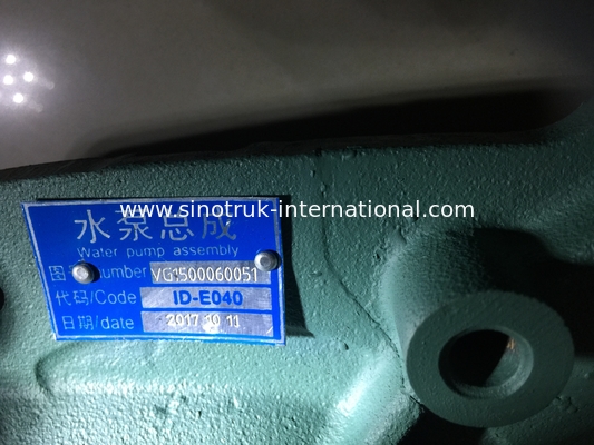 Conjunto da bomba de água das peças sobresselentes VG1500060051 do caminhão de SINOTRUCK HOWO