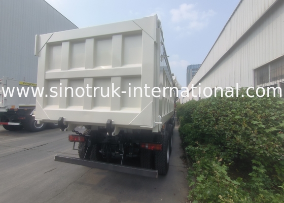 Carrinho de descarregamento Sinotruk Novo 6 × 4 Nx 20CBM Branco com lonas automáticas