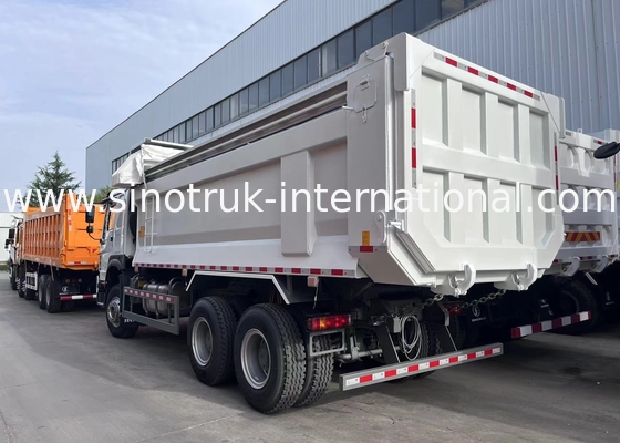 Sinotruk Howo Dump Truck 400Hp 6 × 4 Taça em forma de U com lonas automáticas