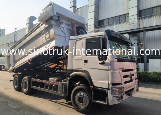 Sinotruk Howo Dump Truck 400Hp 6 × 4 Taça em forma de U com lonas automáticas