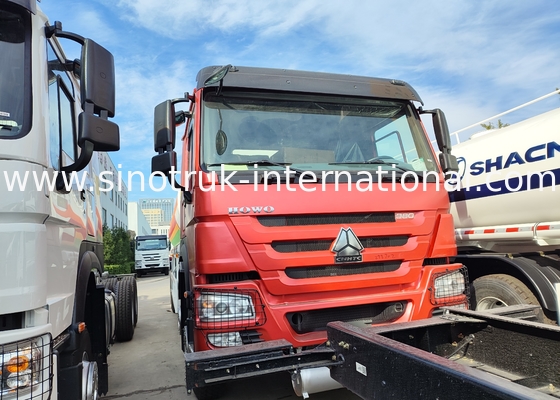 SINOTRUK HOWO Vermelho 380HP 8×4 12 rodas Caminhão de tanque de óleo de alta capacidade