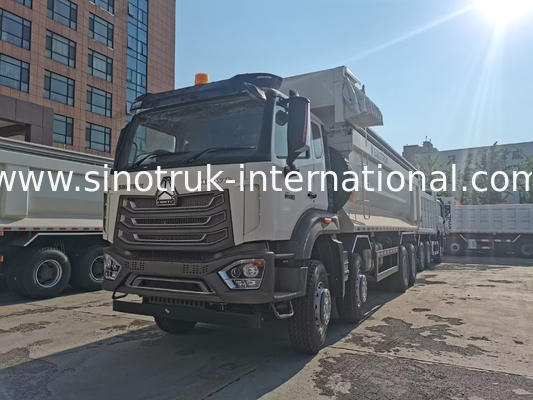 Sinotruk HOHAN Novo HOWO 8X4 camião de descarga 380hp 12 rodas Branco H77L ZZ3317V386JB1R Tipo U
