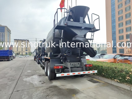 HOWO Mixer Truck 12CBM 380HP H77L Cabine Preto