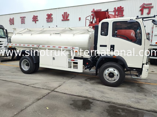 HOWO 4×2 caminhão leve 5-6CBM LHD 160HP