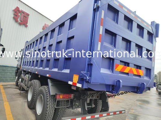 8X4 Blue Tipper Dump Truck 380hp 12 rodas Branco H77L ZZ3317V3567B1 Tipo U
