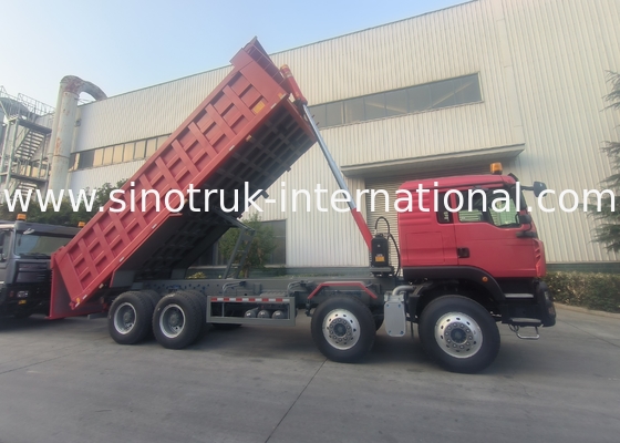 8 × 4 Lhd 12 rodas Sinotruk Tipper 400 hp Euro 2