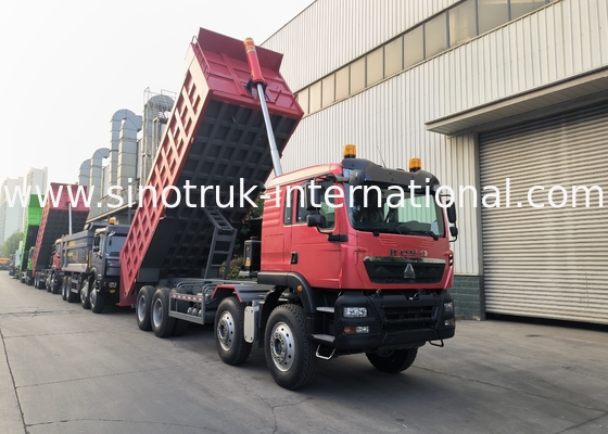 8 × 4 Lhd 12 rodas Sinotruk Tipper 400 hp Euro 2