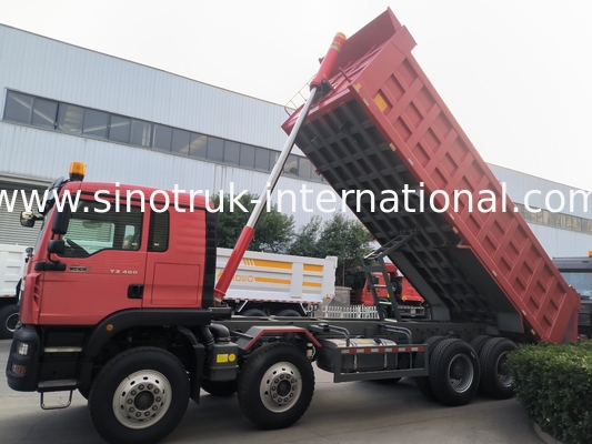 8 × 4 Lhd 12 rodas Sinotruk Tipper 400 hp Euro 2