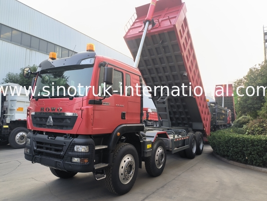 8 × 4 Lhd 12 rodas Sinotruk Tipper 400 hp Euro 2