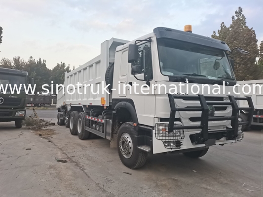 SINOTRUK HOWO 400HP camião de descarga para construção A7 Militar luz de aviso de pára-choque