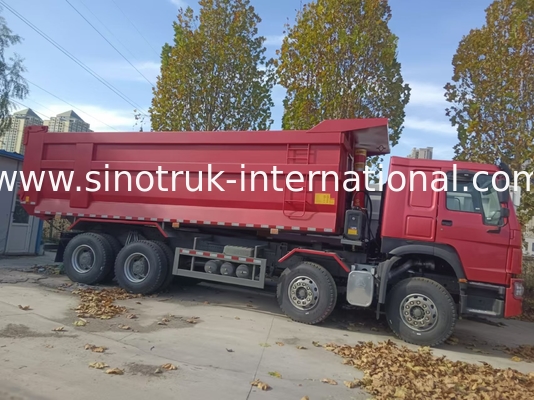 Caminhão de descarga de descarga SINOTRUK HOWO A7 8X4 para construção ZZ3317V3567B1