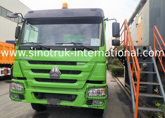Sinotruk Howo Tipper Dump Truck 380Hp 6 × 4 U Forma Carga Corpo Verde Cor