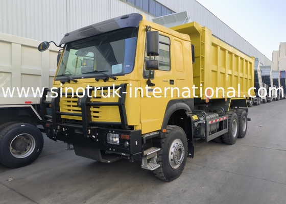 Sinotruk Howo Tipper Dump Truck 6 × 4 Lhd 10 rodas 20CBM Cargo Box Pneus de mineração