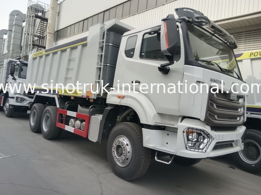 30-40 toneladas RHD 10 Rodas Depilador de descarga SINOTRUK Haohan Para Construção Branco
