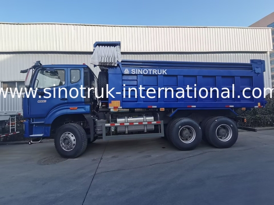 SINOTRUK HOHAN NEW HOWO 30 - 40 toneladas RHD 10 rodas Tarpaulin para construção azul alta eficiência de elevação e descarga