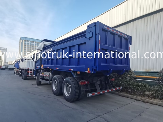 SINOTRUK HOHAN NEW HOWO 30 - 40 toneladas RHD 10 rodas Tarpaulin para construção azul alta eficiência de elevação e descarga