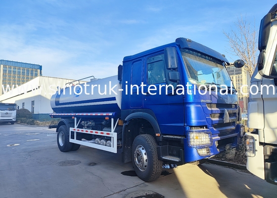 SINOTRUK HOWO 4x2 300HP Chassis azul com 10m3 corpo de tanque de água