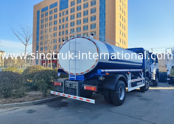 SINOTRUK HOWO 4x2 300HP Chassis azul com 10m3 corpo de tanque de água