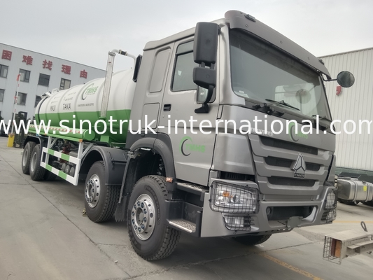 Bomba de vácuo Caminhão de sucção de esgoto Caminhão de limpeza de tanque séptico 20CBM LHD 380HP