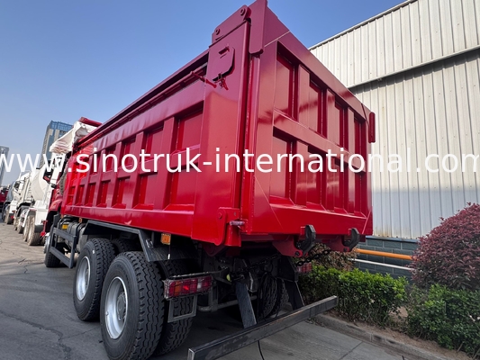 SINOTRUK HOHAN Novo Howo 6X4 RHD 10 rodas com lona reforçada porta traseira dura transporte eficiente