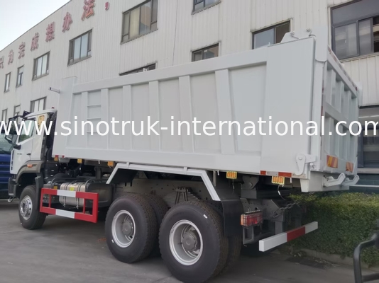 2 Passageiros Sinotruk Hohan Tipper Dump Truck Weichai Motor 6 × 4 LHD 380HP Com transmissão manual